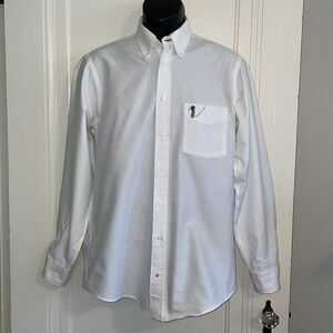 Hathaway Golf white button down shirt